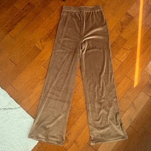 Skims Velour Wide Leg Pant